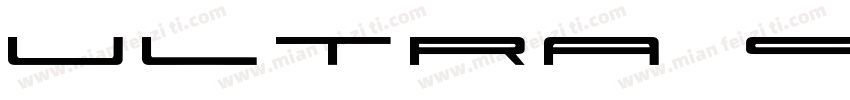 ULTRA 911 TITLE字体转换
